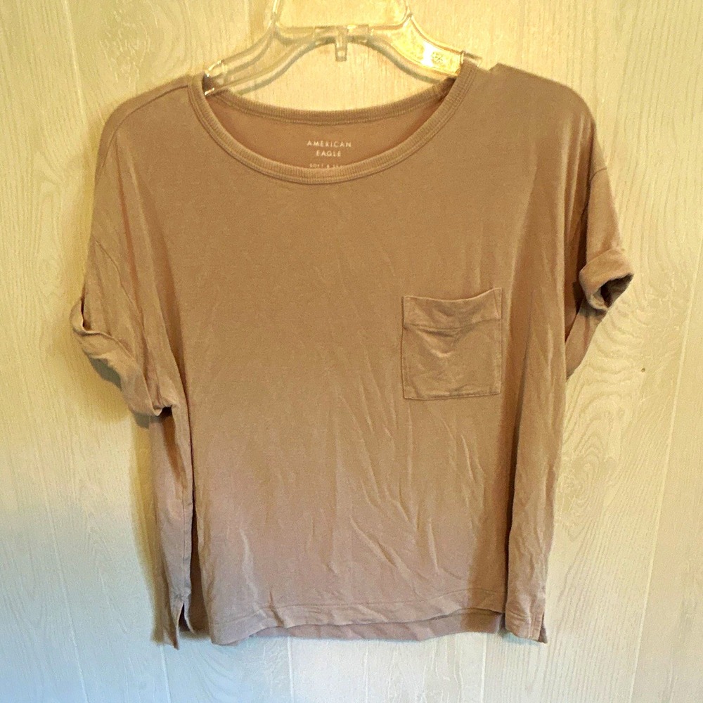 American Eagle Puma PINK Women's Tops Lot 6 Size M Cotton Mixed Colors